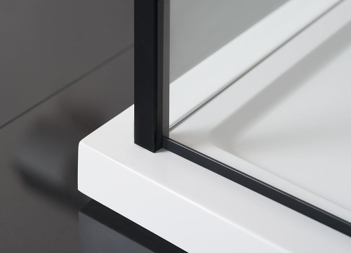 Polysan ZOOM BLACK obdélníkový sprchový kout 800x1000mm L/P varianta ZL1280BZL3210B
