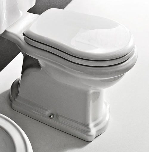 Kerasan RETRO WC kombi mísa 38, 5x72cm, zadní odpad, bílá 101301