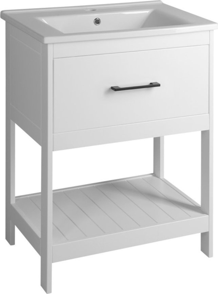 Aqualine ZUNO 65 keramické umyvadlo nábytkové 65x45cm, bílá 9065