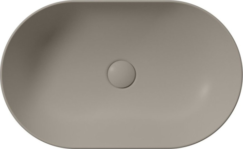 GSI PURA keramické umyvadlo na desku 60x37cm, tortora mat 883405