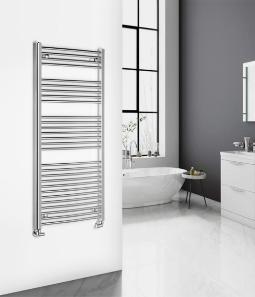 Aqualine ALYA otopné těleso oblé 600x1420mm, chrom LLC204