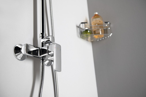 Aqualine FACTOR sprchový sloup s pákovou baterií, chrom FC960