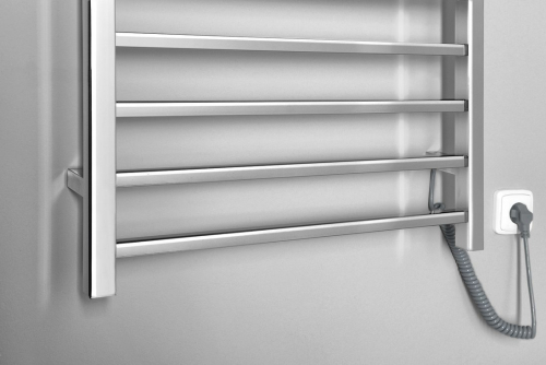 Sapho ESKINADO elektrický sušák ručníků, hranatý, 600x1500 mm, 130 W, nerez lesk ER450V