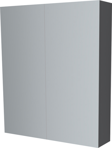 Mereo Koupelnová skříňka zrcadlová 80 cm, galerka, 2 x dvířka, Multidecor, Šedý diamant CN798G82SEDD