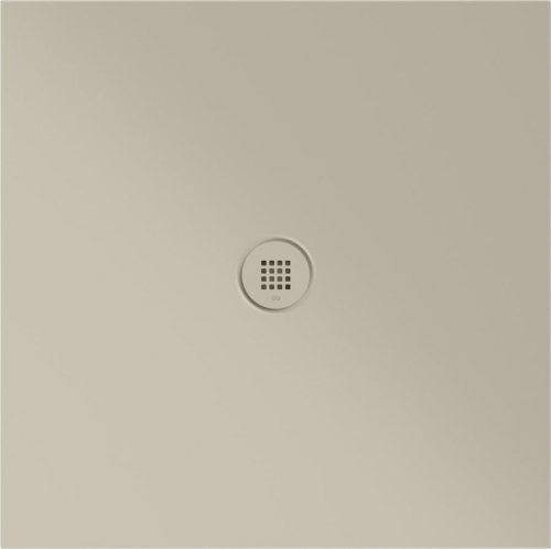 GSI Keramická sprchová vanička, čtverec 90x90x2cm, creta mat 46090908