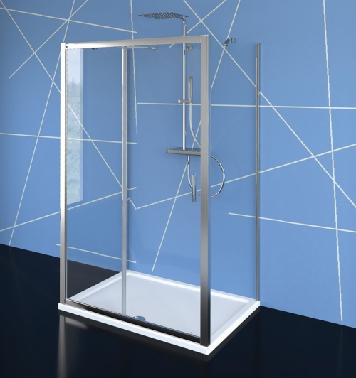 Polysan EASY třístěnný sprchový kout 1100x900mm, L/P varianta, čiré sklo EL1115EL3315EL3315