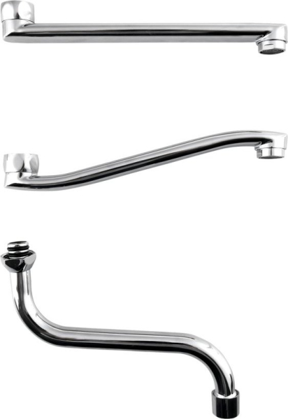 Aqualine AQUALINE 35 nástěnná dřezová baterie 3/4", bez ramínka, chrom 52129