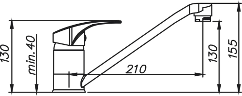 Nerezový dřez Sinks COMPACT 435 V+PRONTO CMM4655VPRCL
