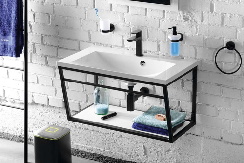 Sapho SKA konzole s policí 750x400x460mm, bílá mat SKA112