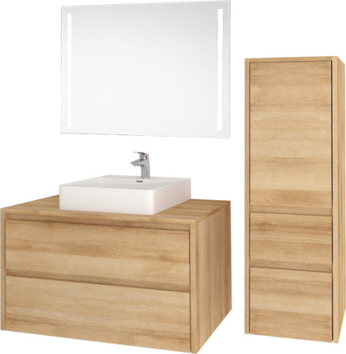 Mereo Opto, koupelnová skříňka 61 cm, dub Riviera CN920S