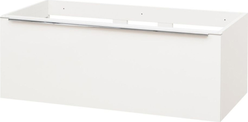 Mereo Mailo, koupelnová skříňka 101 cm, bíla, chrom madlo CN517S