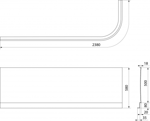 Polysan VIVA L 175 panel čelní 70319
