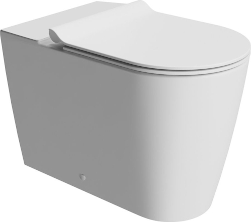 GSI KUBE X WC mísa kombi spodní/zadní odpad, Swirlflush, 36x63cm, bílá dual-mat 941909