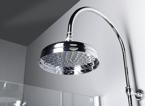 Sapho VANITY sprchový sloup k napojení na baterii, hlavová, ruční sprcha, chrom SET061