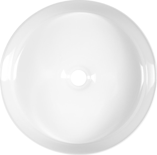 Sapho FIASTRA keramické umyvadlo na desku, Ø 40cm, bílá FT801