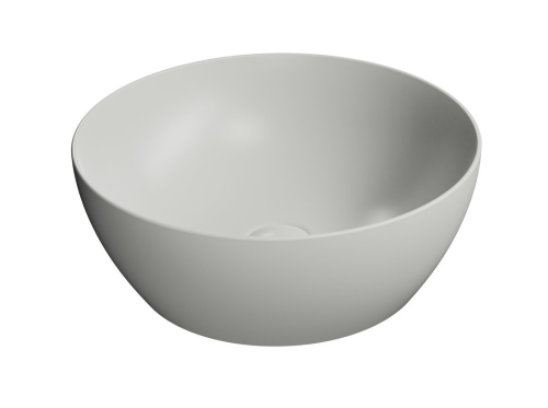 GSI PURA keramické umyvadlo na desku, průměr 42cm, cenere mat 885117