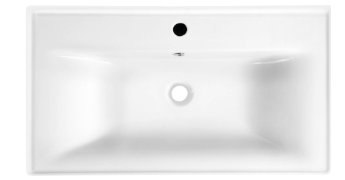 Aqualine SAVA 80 keramické umyvadlo nábytkové 80x46cm, bílá 2080