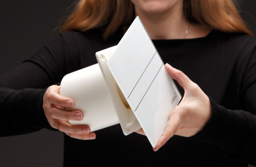 Cata E-100 GT koupelnový ventilátor axiální s časovačem, 8W, potrubí 100mm, bílá 00900100
