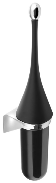 MARPLAST COLORED WC štětka závěsná, ABS, Soft Touch, černá mat A65801NE