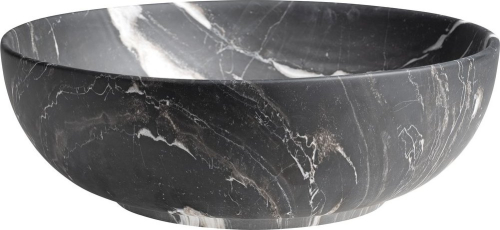Sapho RONDANE keramické umyvadlo na desku Ø 41cm, carnico mramor AR435CM