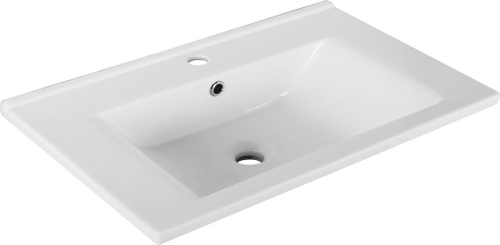 Aqualine ZUNO 65 keramické umyvadlo nábytkové 65x45cm, bílá 9065