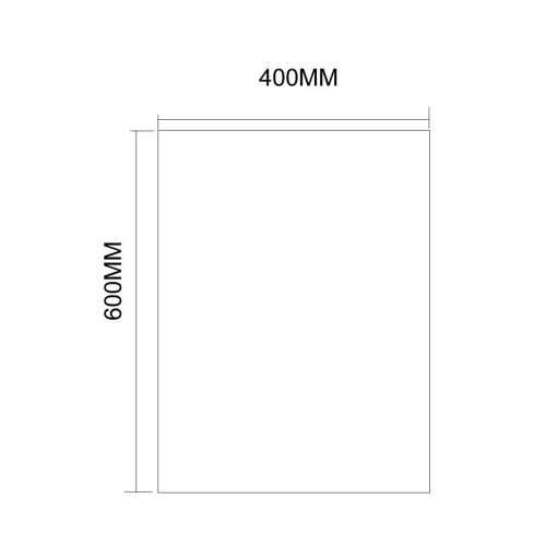 Aqualine Zrcadlo s broušenou hranou 40x60cm, CU free 22491