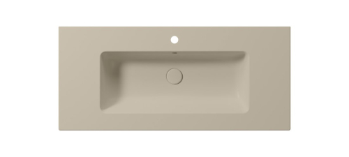 GSI PURA keramické umyvadlo Slim 102x46cm, creta mat 8886108