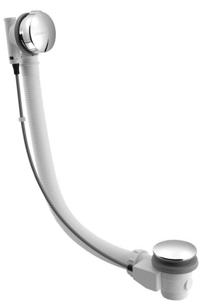 Polysan Vanová souprava s bovdenem, délka 575mm, zátka 72mm, chrom 71680