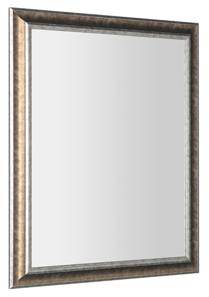 Sapho AMBIENTE zrcadlo v dřevěném rámu 72x92cm, bronzová patina NL700