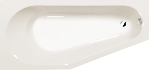Polysan TIGRA L asymetrická vana 170x80x46cm, ivory 90111.40