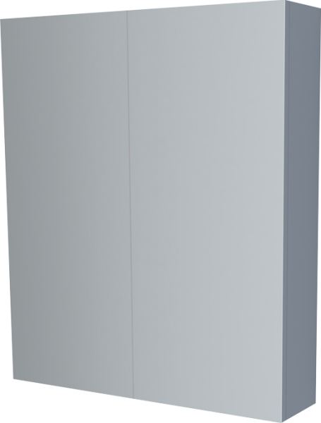 Mereo Koupelnová skříňka zrcadlová 80 cm, galerka, 2 x dvířka, Multidecor, Monumentální šedá CN798G82MSO1