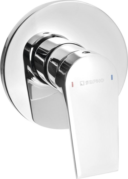 Sapho KAI podomítková sprchová baterie, 1 výstup, chrom KA41