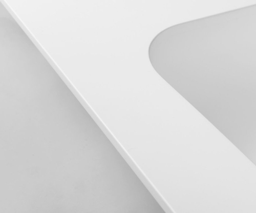 Sapho ARUBA umyvadlo, Rockstone, 140x51, 5cm, pravé, bílá mat AR140-B1R