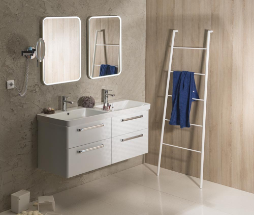 Sapho SEGA sušák ručníků na opření 550x1700x70mm, bílá mat SE101