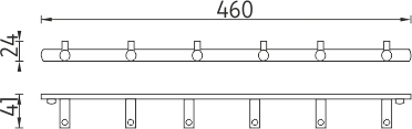 Nimco BORMO Šestiháček jednoduchý BR 11109-26