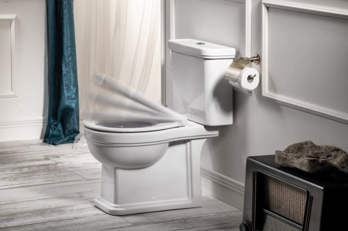 GSI CLASSIC WC sedátko, Soft Close, Quick Release, bílá/chrom MSC87CN11