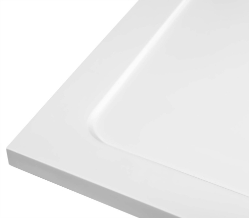 Aqualine TECMI sprchová vanička z litého mramoru, obdélník 120x80cm, bílá PQ12080