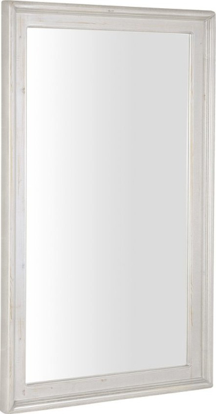 Sapho RETRO zrcadlo v dřevěném rámu 70x115cm, starobílá 1686