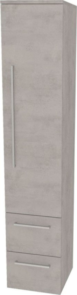 Mereo Bino, koupelnová skříňka vysoká 163 cm, pravá, Multidecor, Chromix stříbrný CN698ACST