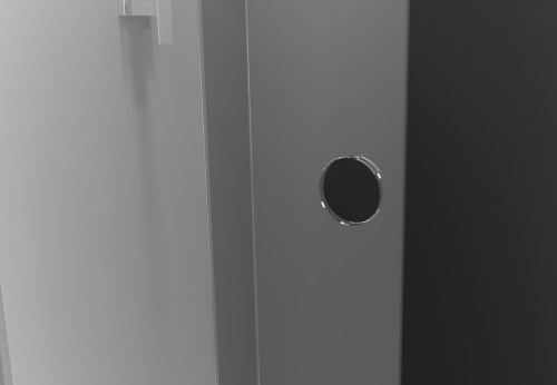 Polysan MODULAR SHOWER zástěna s pojezdy 1200 mm, černá MS5-120B