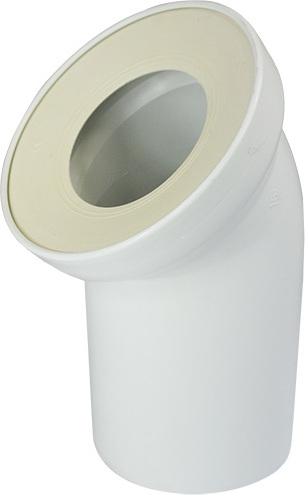 Aliaxis Česká republika s.r.o. WC univerzální odtokové koleno DN 100/D 110, 45°, šikmé PR7088C (58102010000)