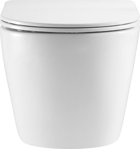 Mereo WC závěsné kapotované, Smart Flush RIMLESS, keramické, vč. sedátka VSD85T1