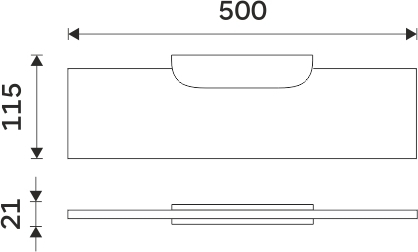Nimco NIKAU černá Police IXI, 50 cm NKC X350-C-90