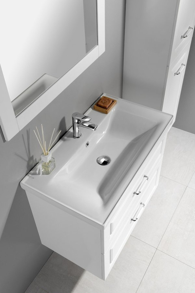 Aqualine FAVOLO umyvadlová skříňka 76, 5x60x44, 6cm, bílá mat FV280