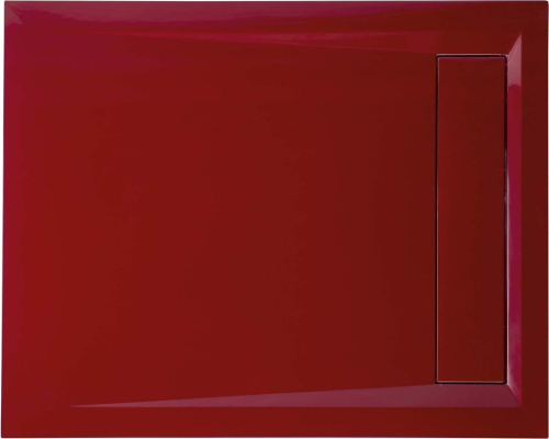 Polysan VARESA sprchová vanička z litého mramoru se záklopem, obdélník 100x80cm, bílá 71605