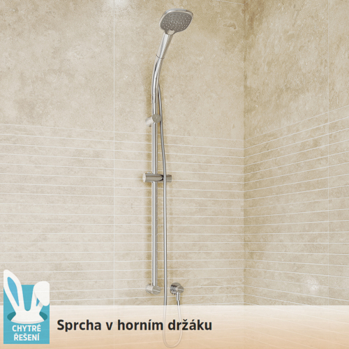 Mereo Posuvný držák sprchy s horním držákem CB910F