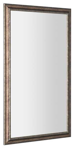 Sapho ROMINA zrcadlo v dřevěném rámu 58x98cm, bronzová patina NL398