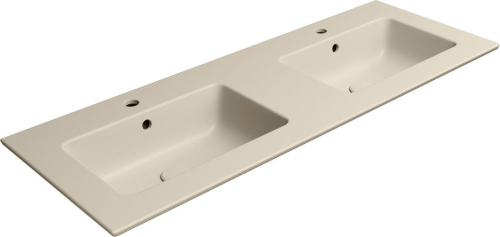 GSI PURA keramické dvojumyvadlo Slim 122x46cm, creta mat 8888108