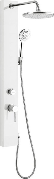 Aqualine FIGA sprchový panel 125x1050mm, bílá SL230