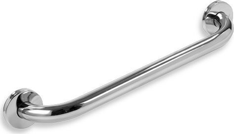 Novaservis Madlo rovné s krytkami 500 mm kartáčovaná nerez R6650,4
